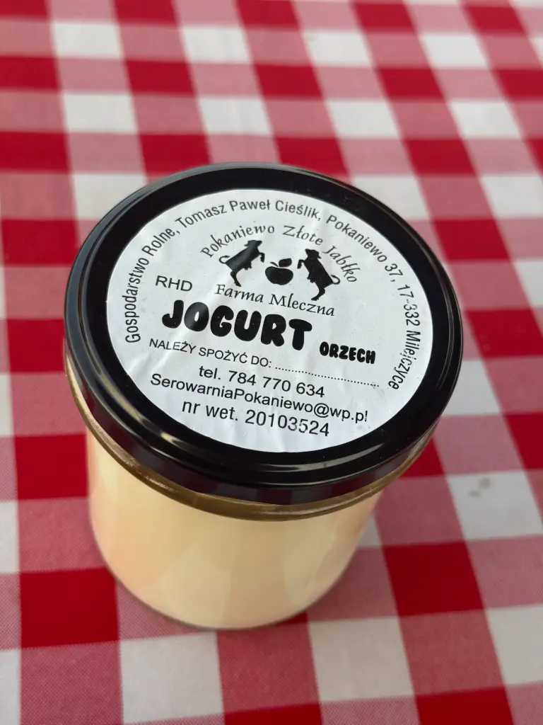 Jogurt naturalny z orzechami 350g